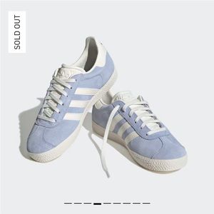 adidas Women's Blue and White Athletic Shoes